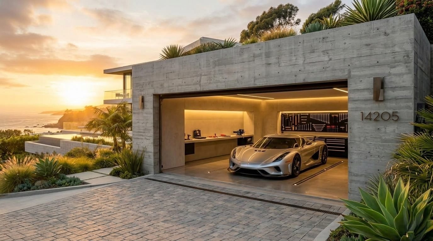 Charlotte Mobile Garage Door Repair Garage Door Gliding Open Revealing Warm Illuminated Interior
